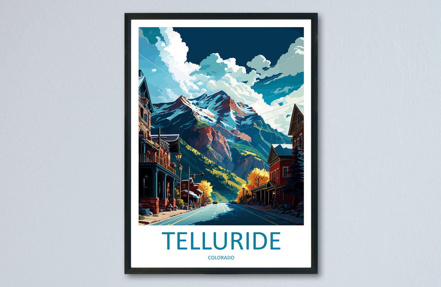 Telluride USA Travel Poster