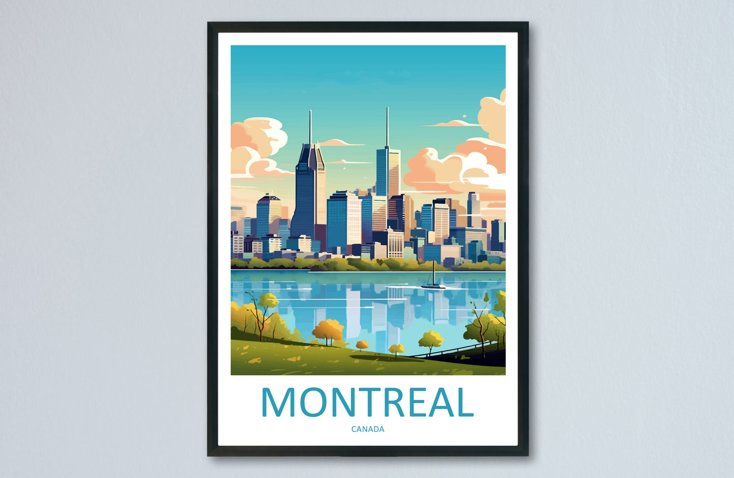 Montreal Canada Travel Poster