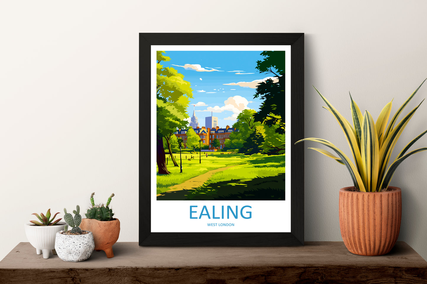 Ealing England Travel Poster