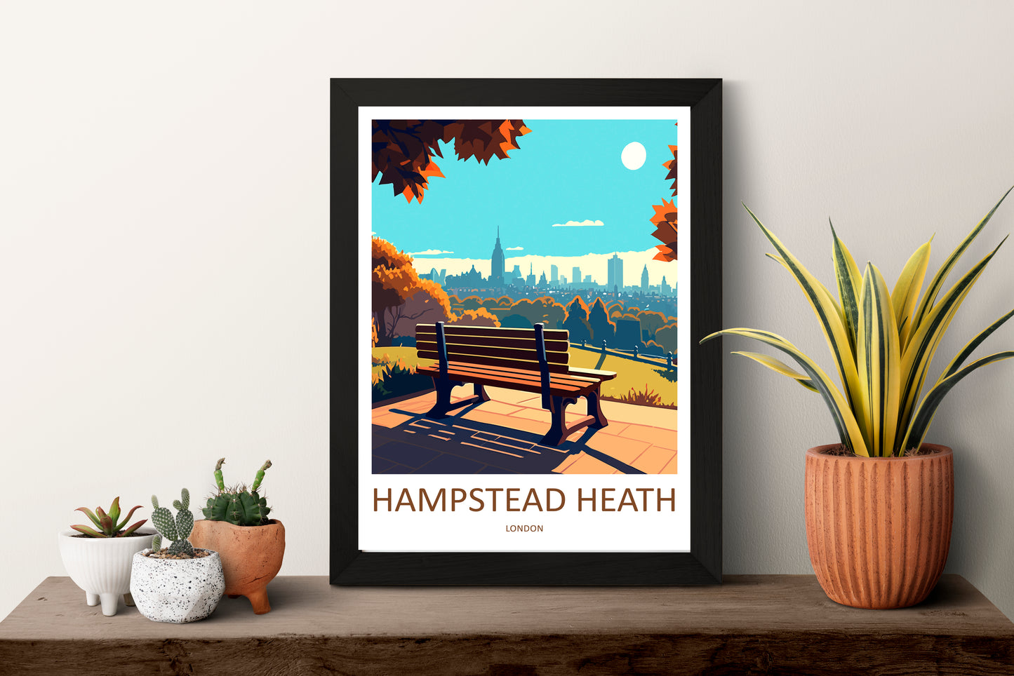 Hampstead Heath Travel Poster