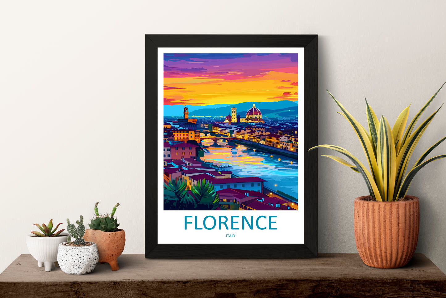 Florence Italy Travel Poster