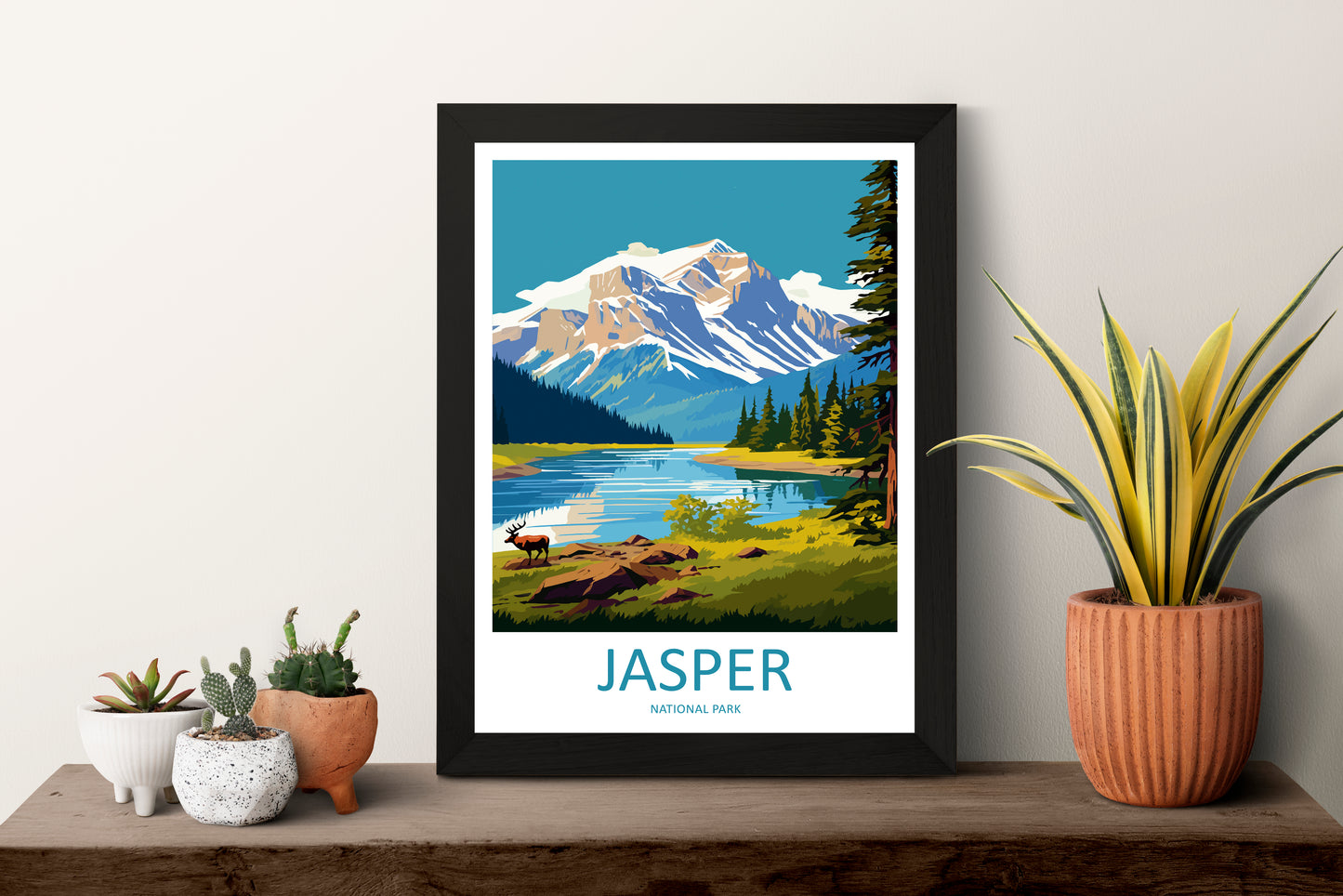Jasper National Park Canada Travel Poster