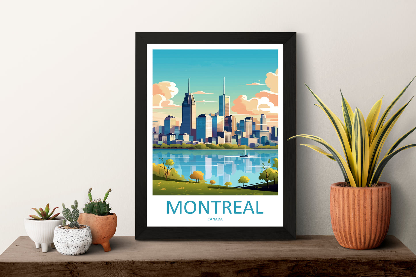 Montreal Canada Travel Poster