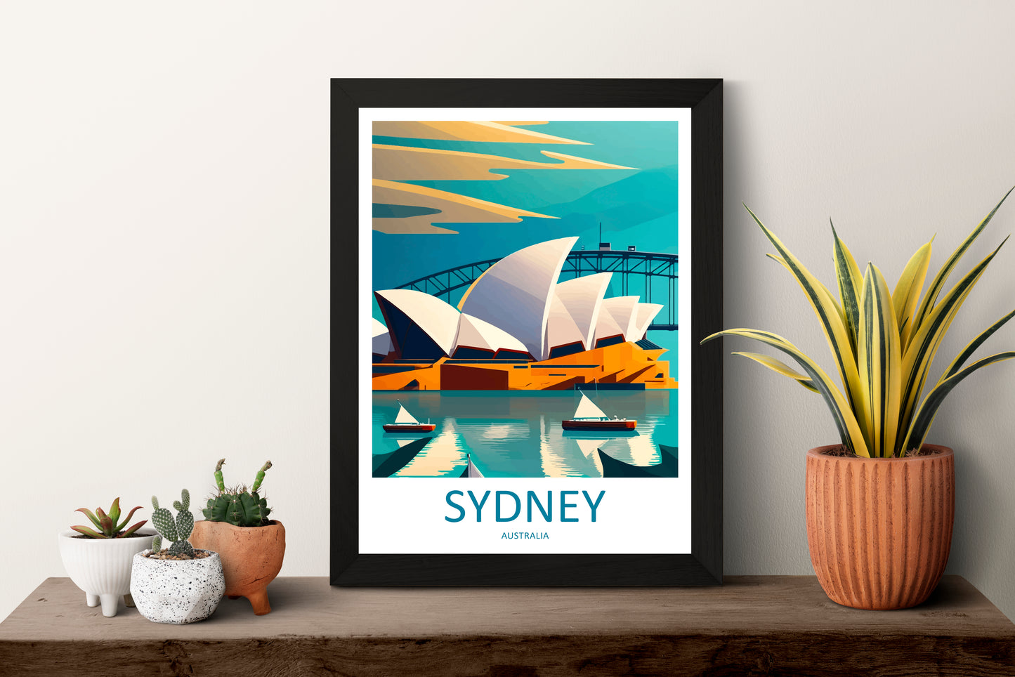 Sydney Opera House Australia Travel Poster