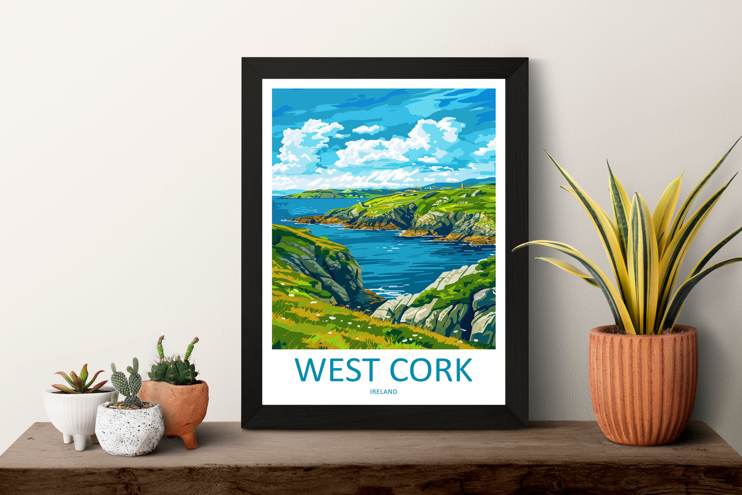 West Cork Ireland Travel Poster