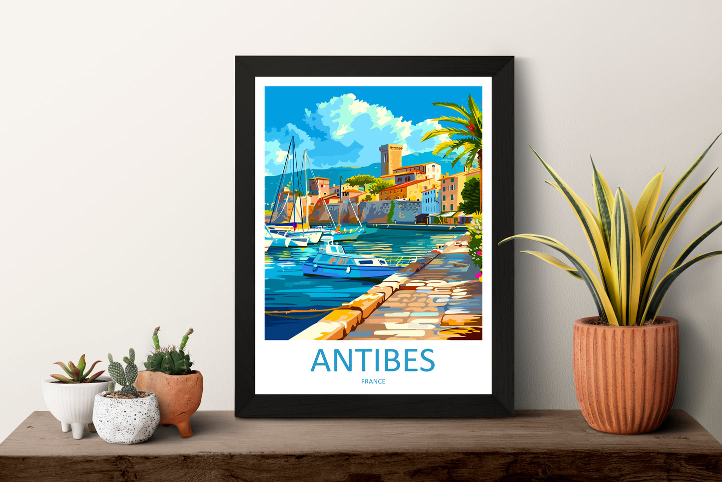 Antibes France Travel Poster