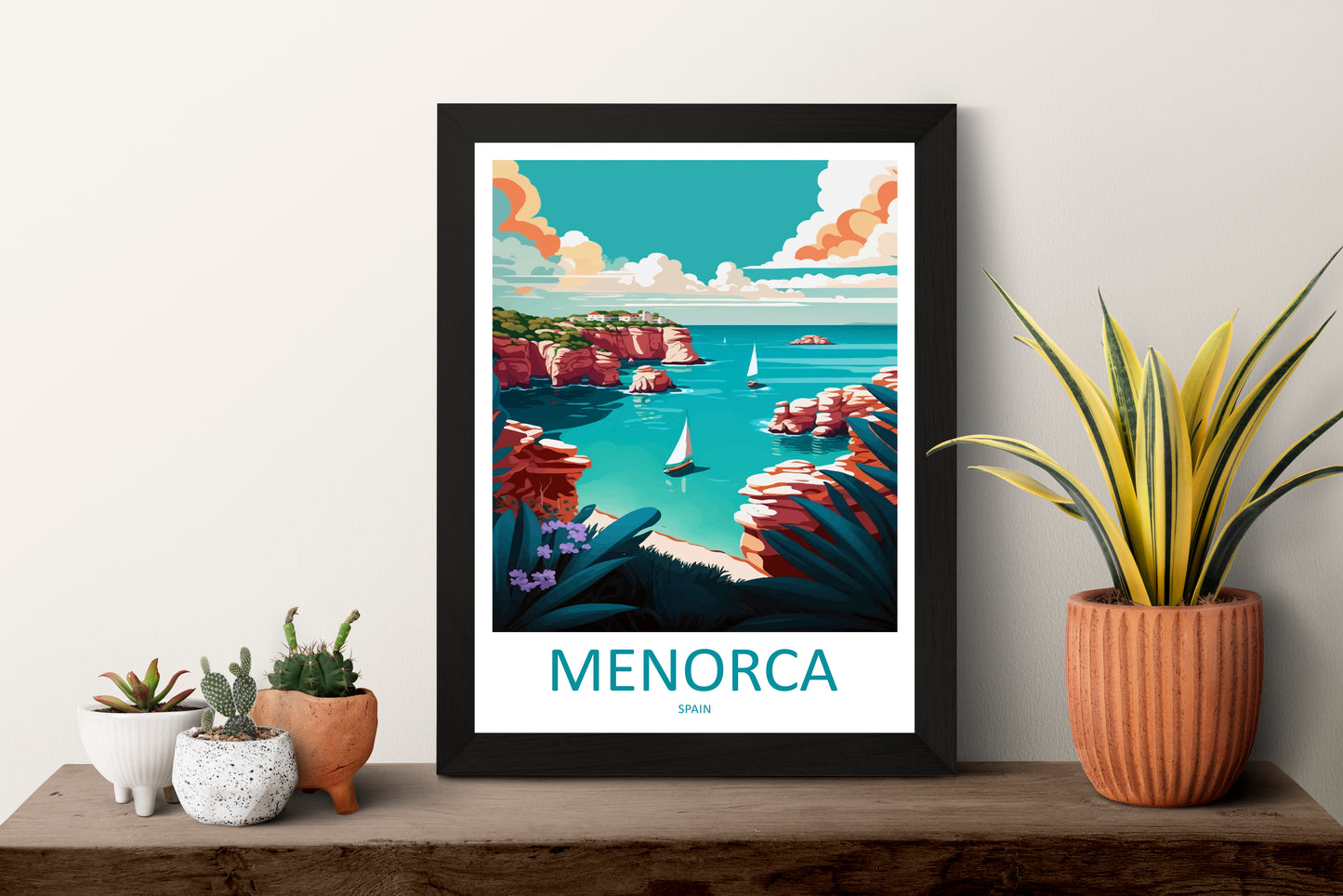 Menorca Spain Travel Poster