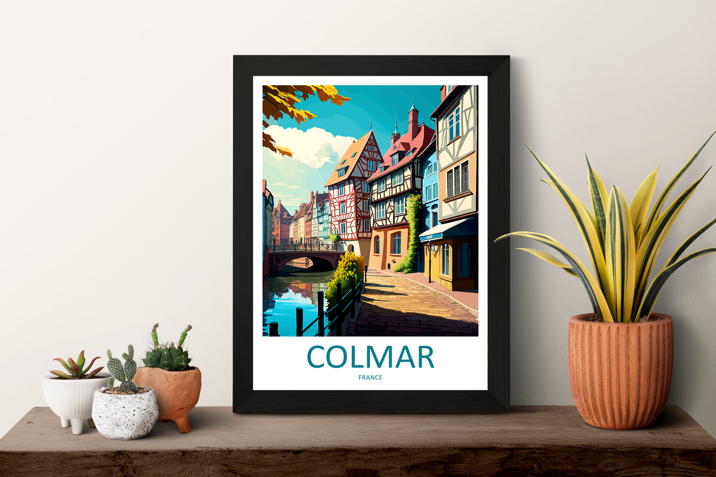 Colmar France Travel Poster