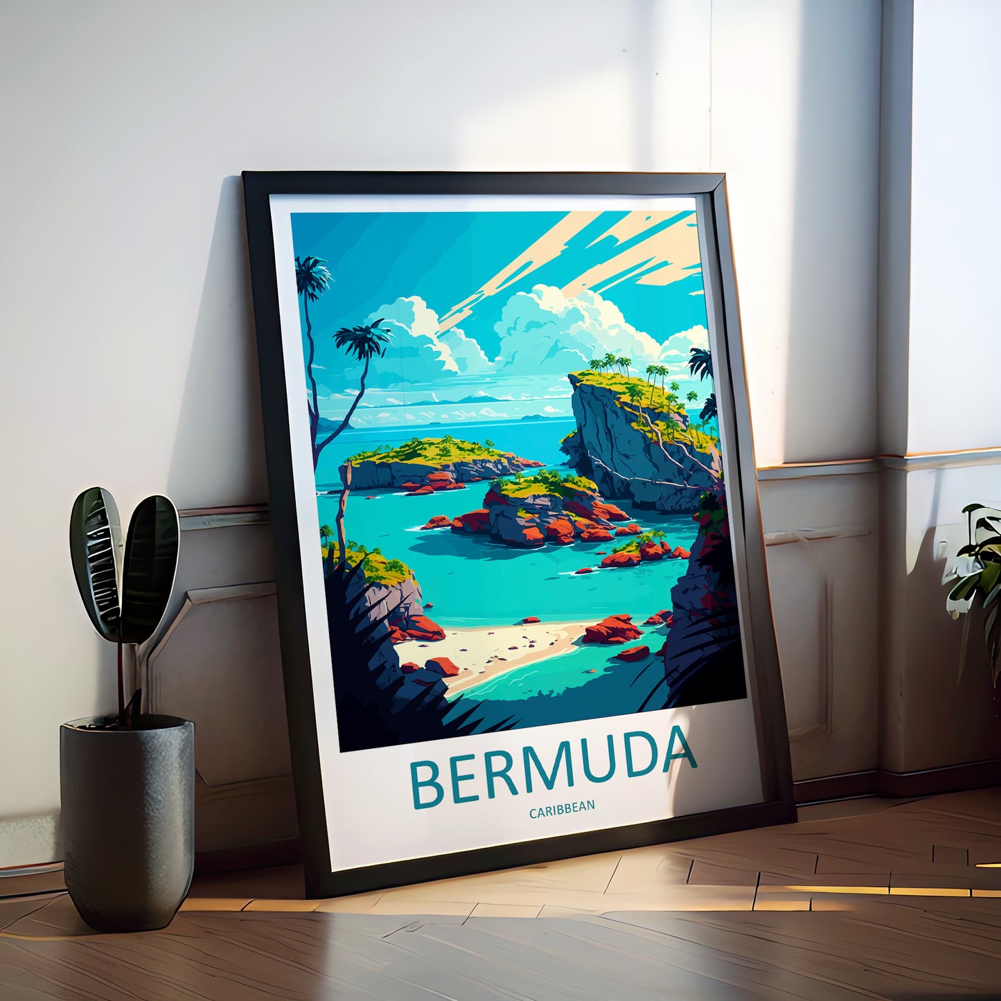 Bermuda Caribbean Travel Poster
