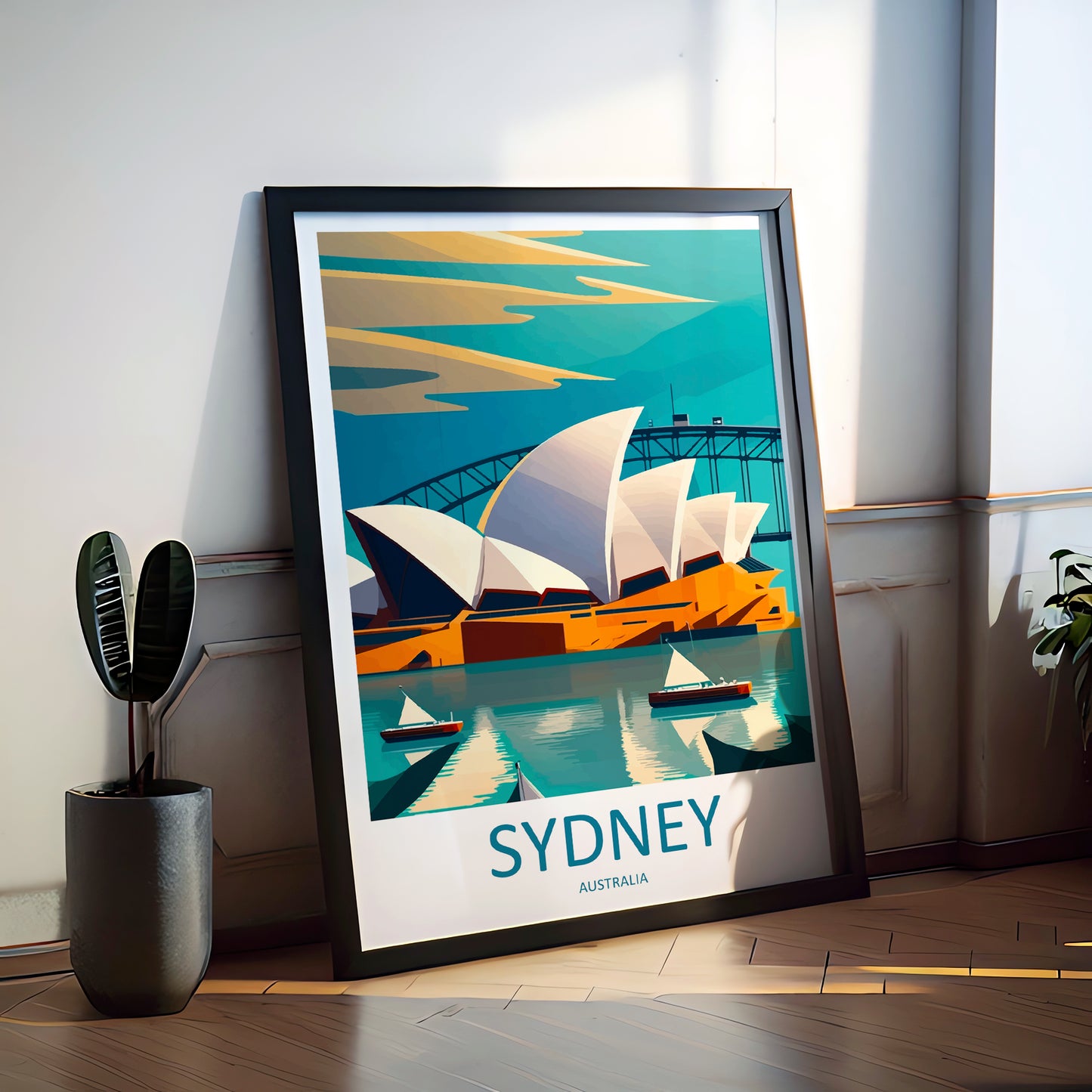 Sydney Opera House Australia Travel Poster