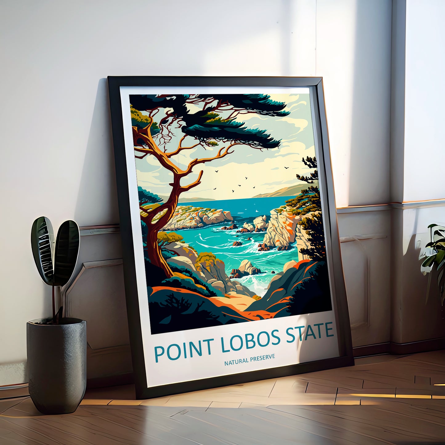 Point Lobos State Natural Reserve USA Travel Poster