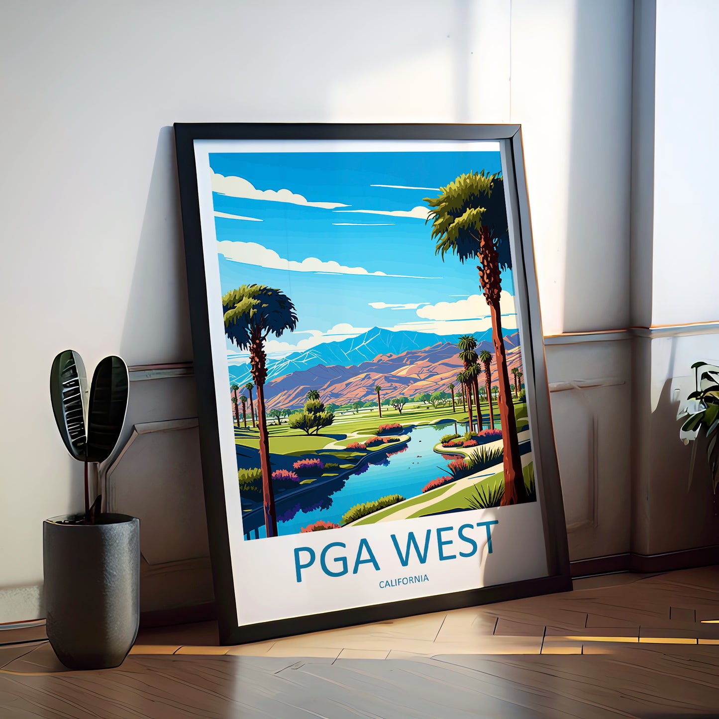 PGA West USA Travel Poster
