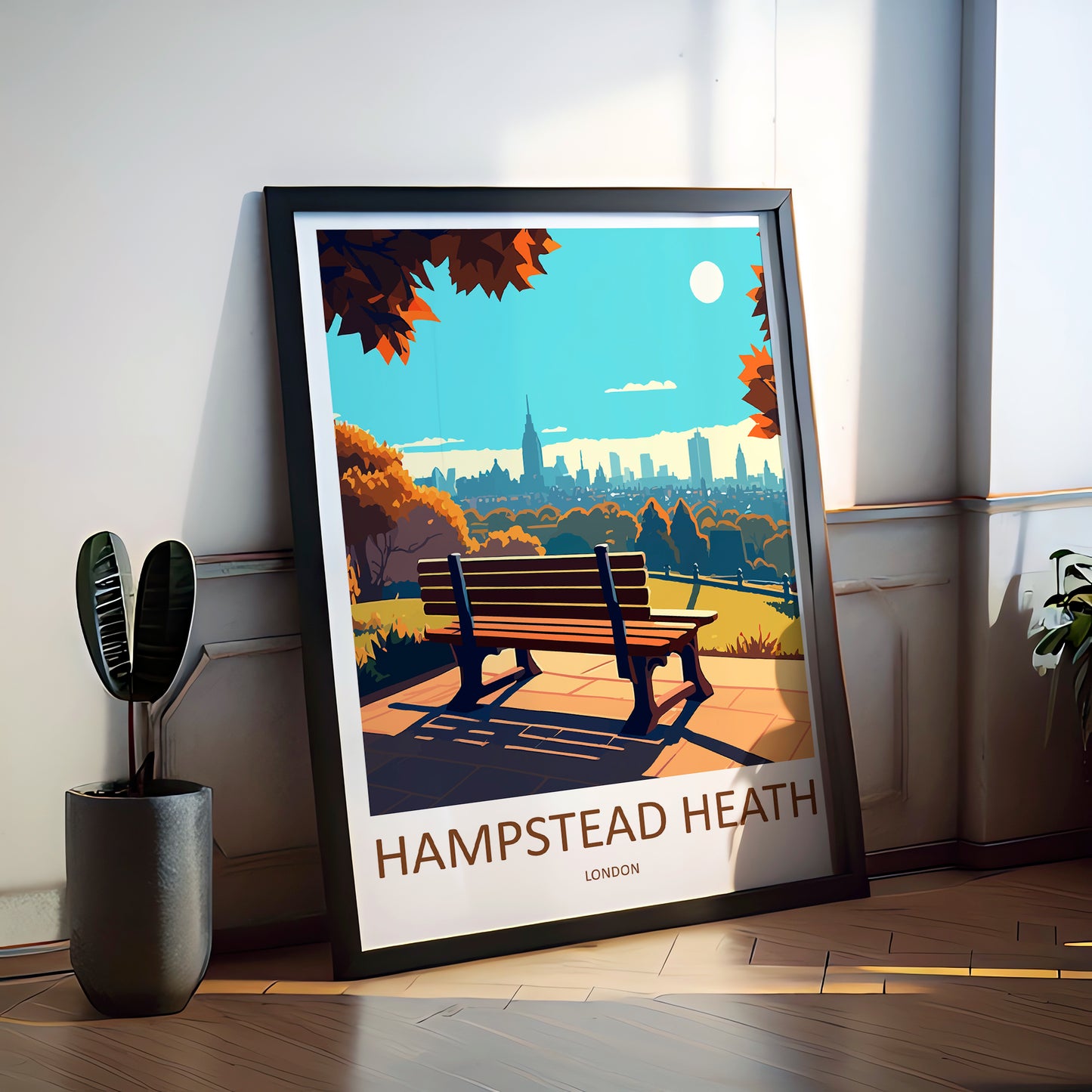 Hampstead Heath Travel Poster