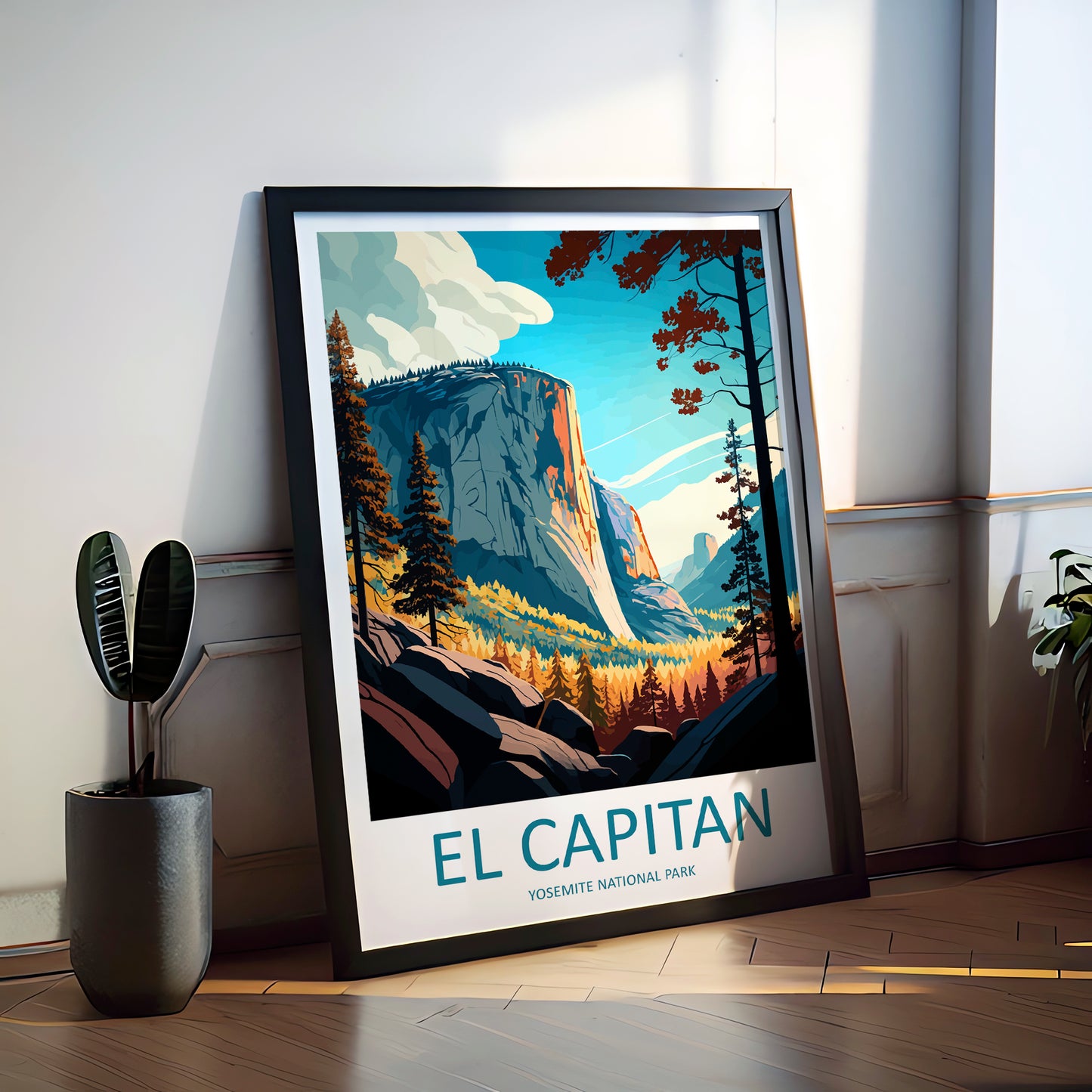 Yosemite El Capitan USA Travel Poster