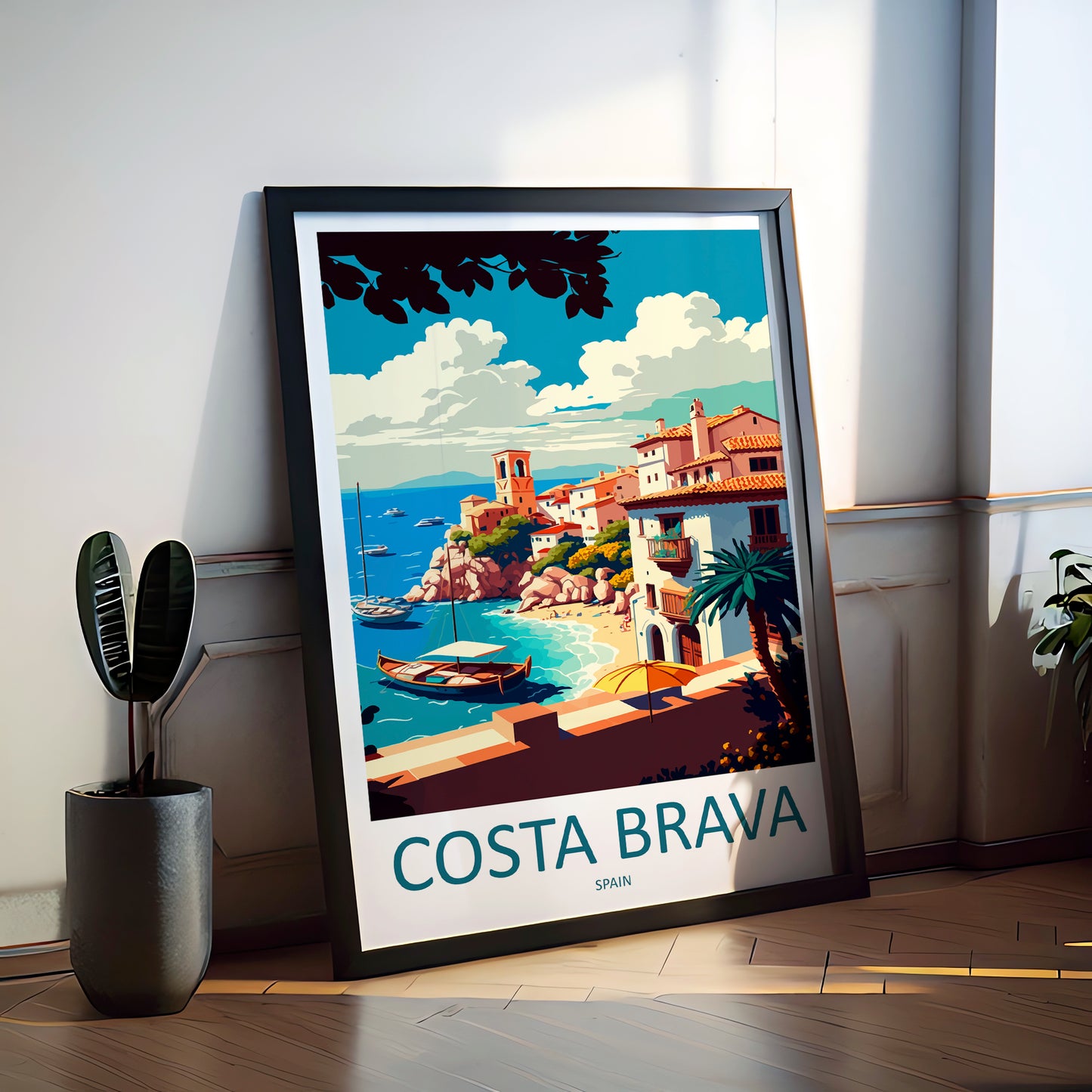 Costa Brava Spain Travel Poster