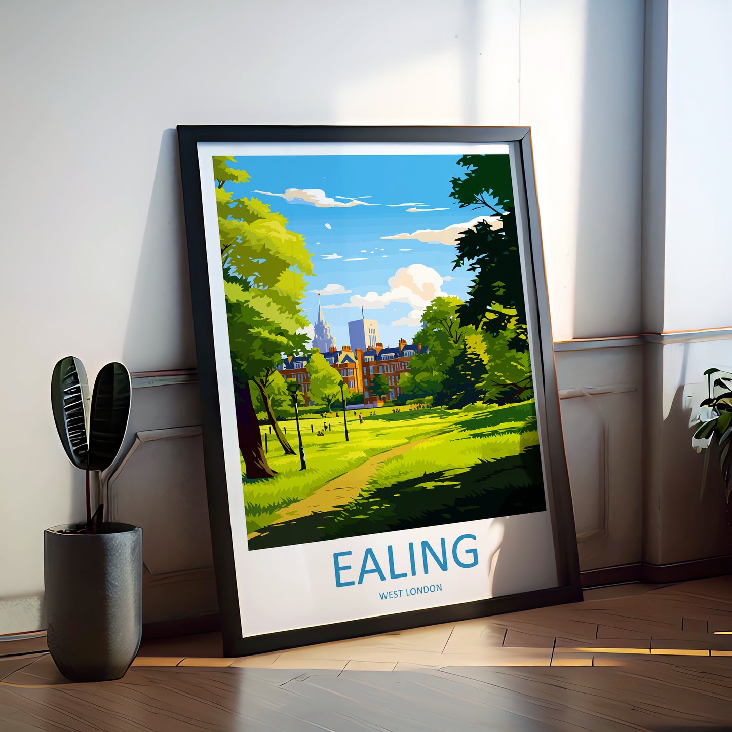 Ealing England Travel Poster