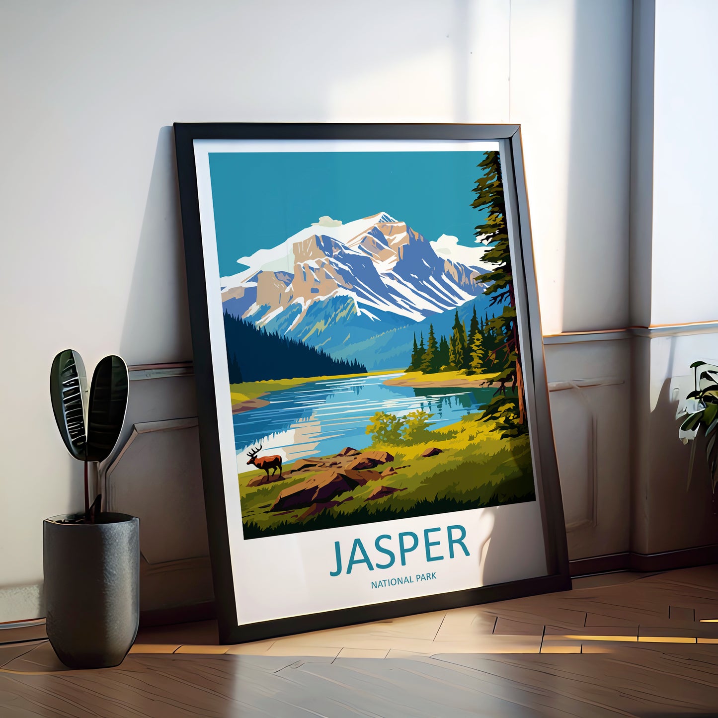 Jasper National Park Canada Travel Poster