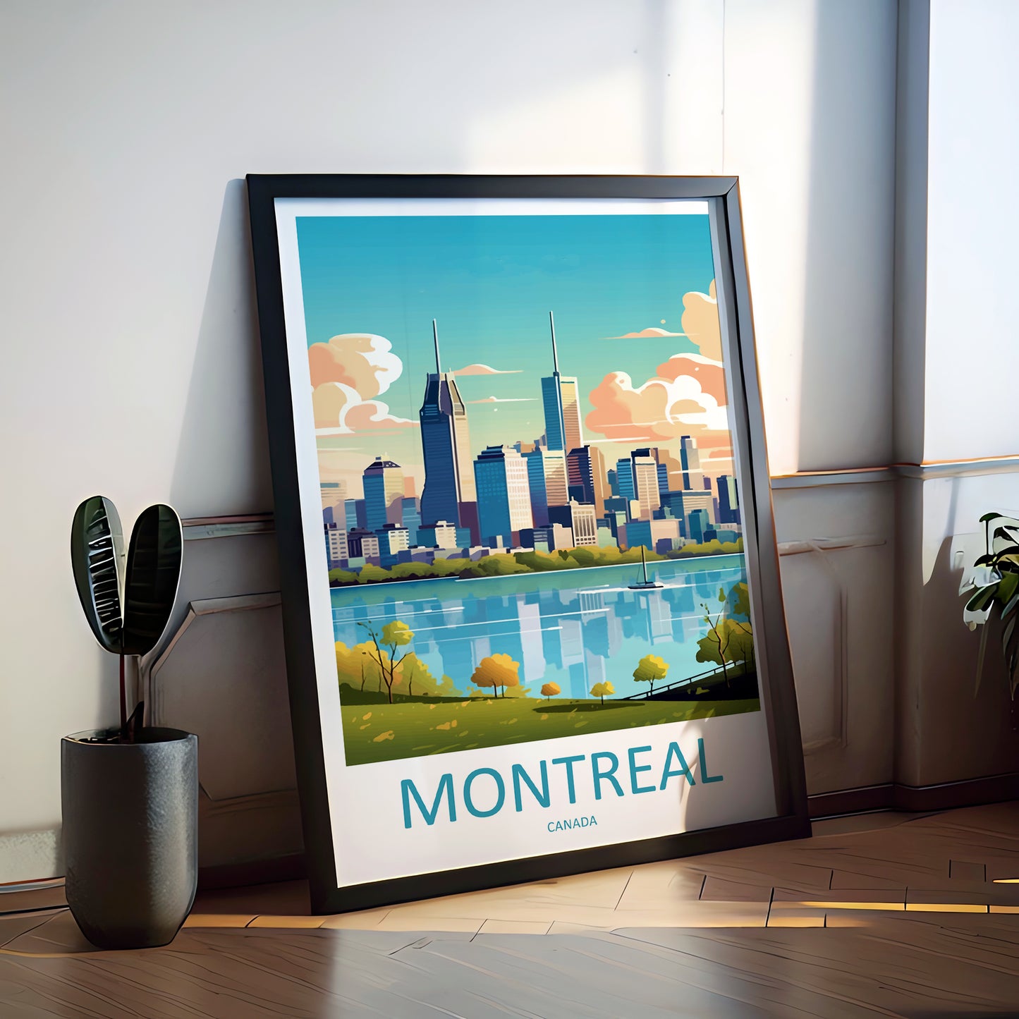 Montreal Canada Travel Poster