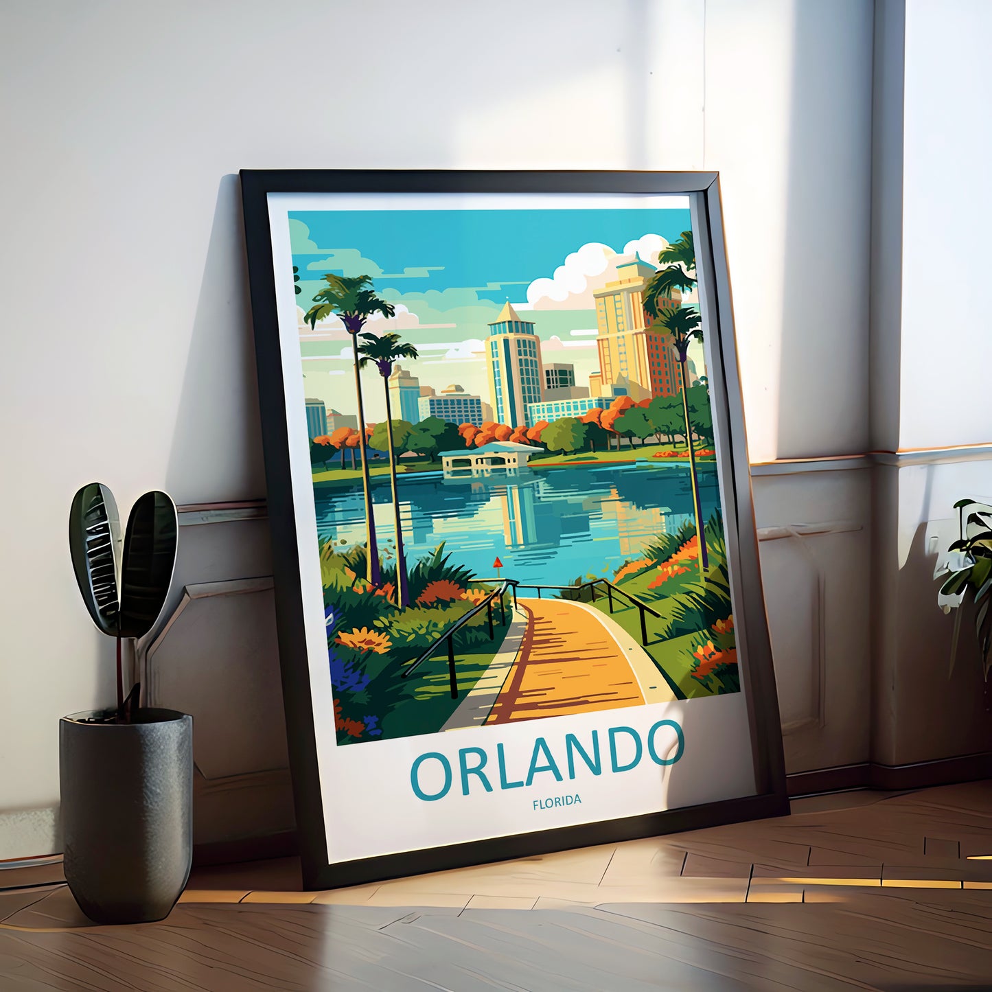 Orlando USA Travel Poster