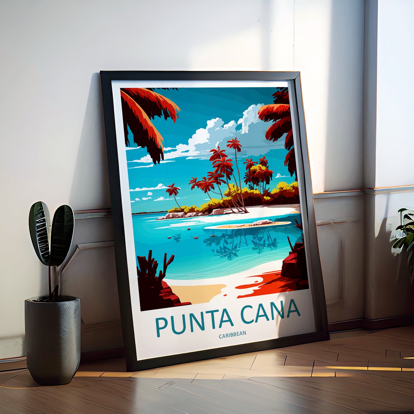 Punta Cana Caribbean Travel Poster