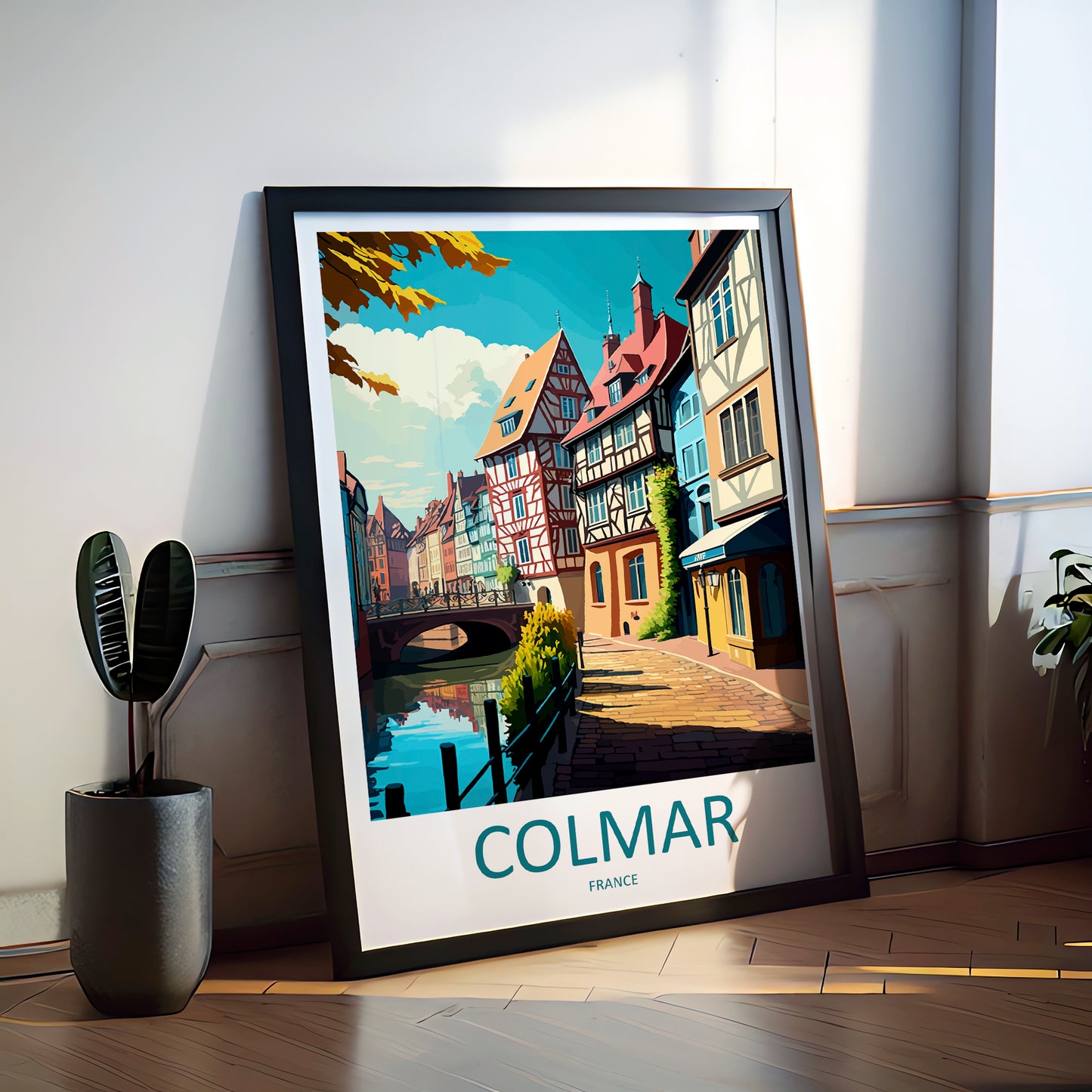 Colmar France Travel Poster