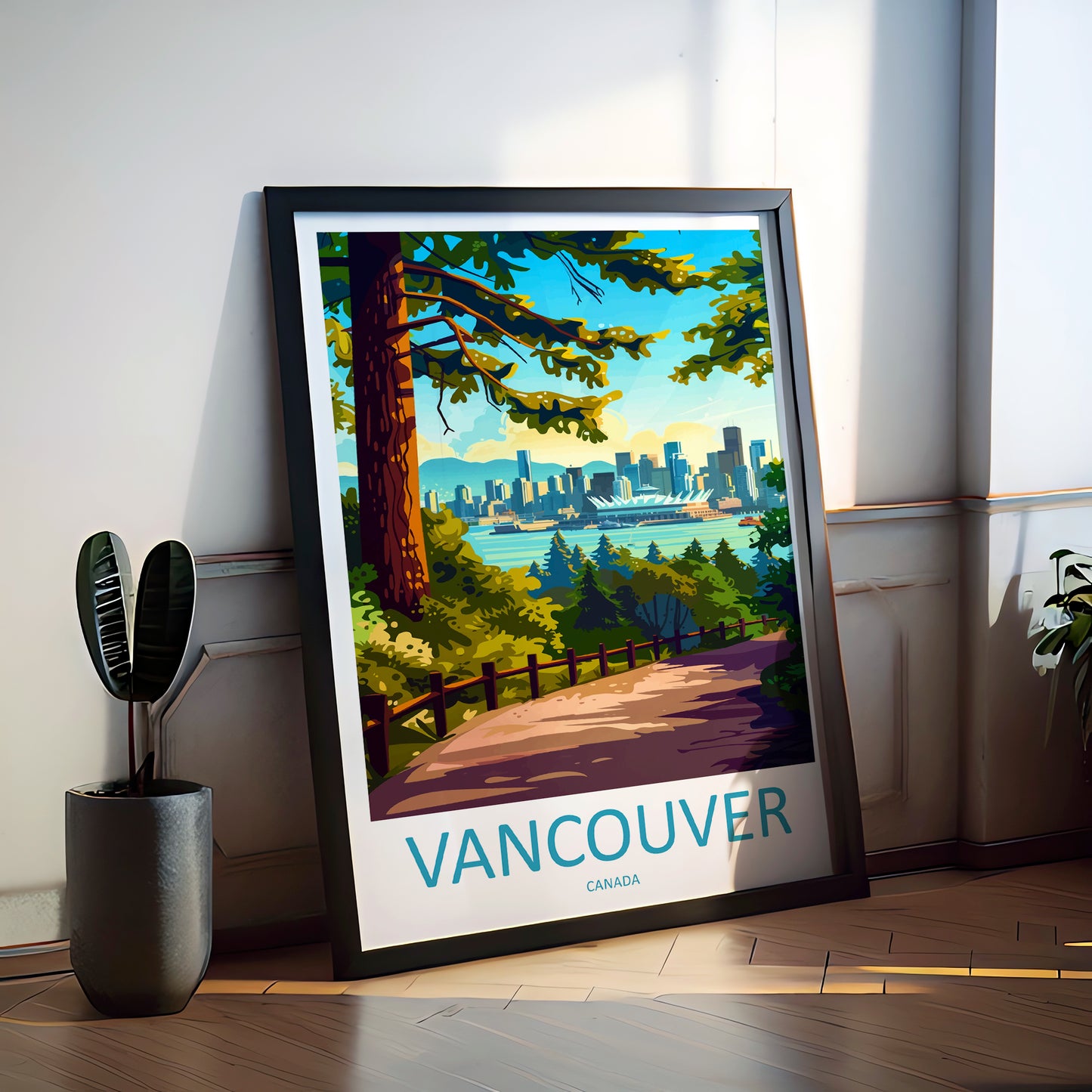 Vancouver Canada Travel Poster