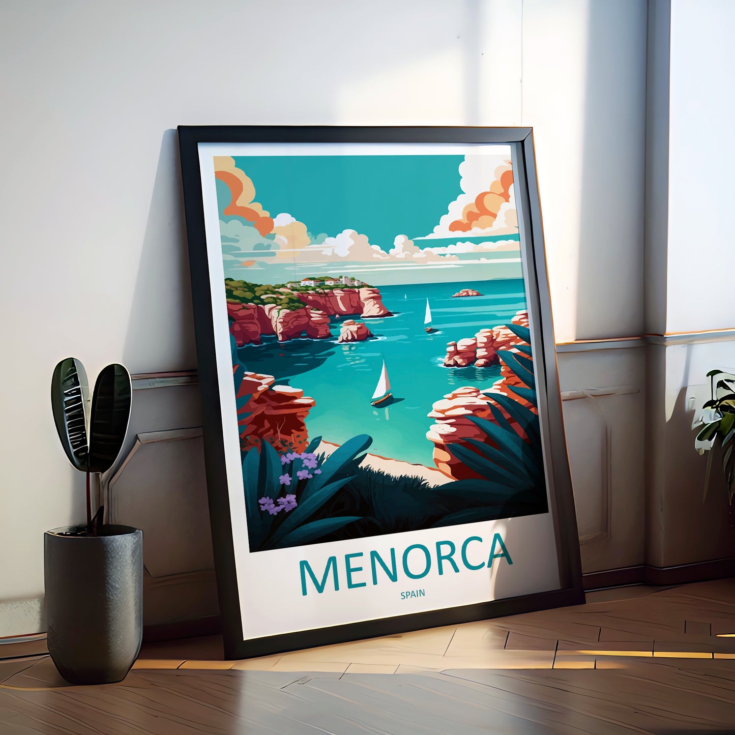 Menorca Spain Travel Poster