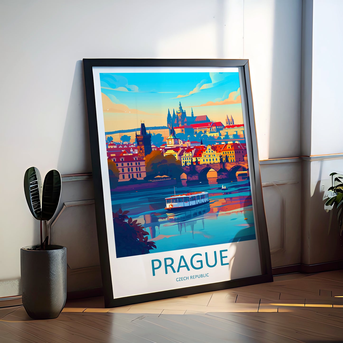 Prague Czech Republic Travel Poster