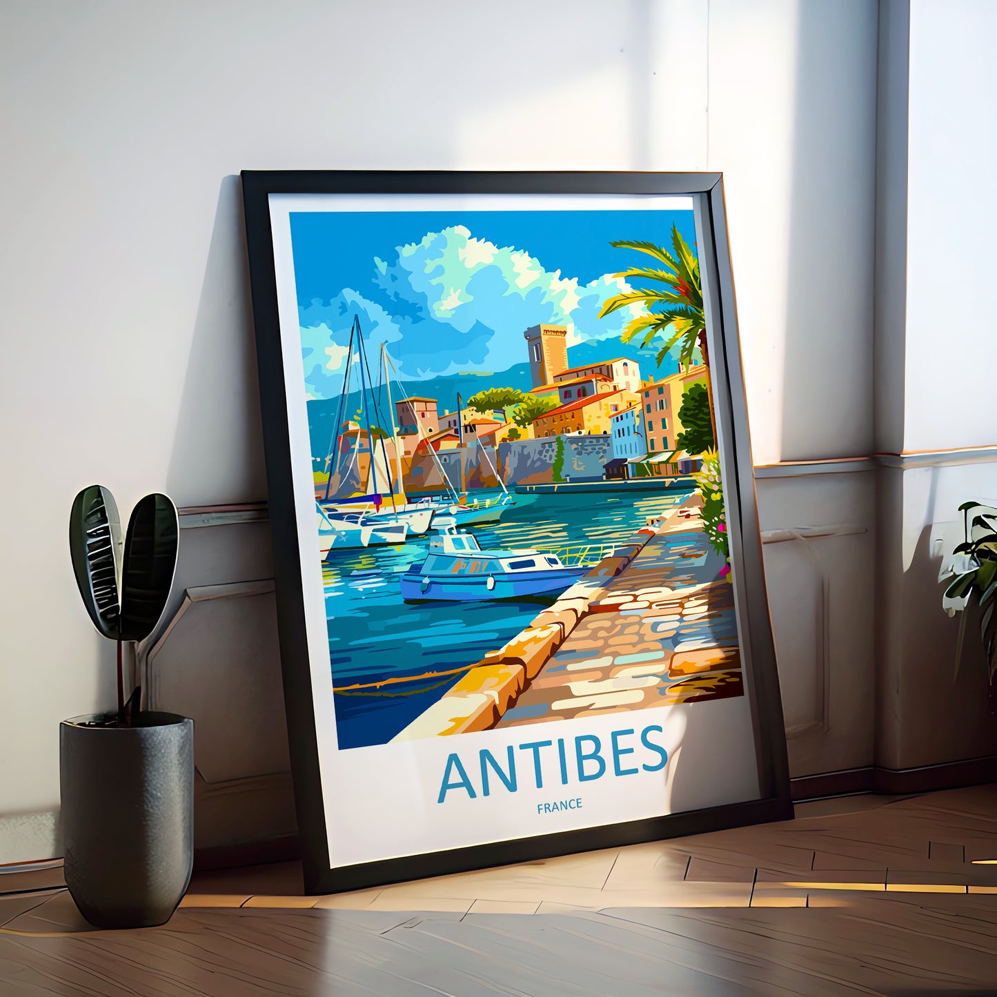 Antibes France Travel Poster