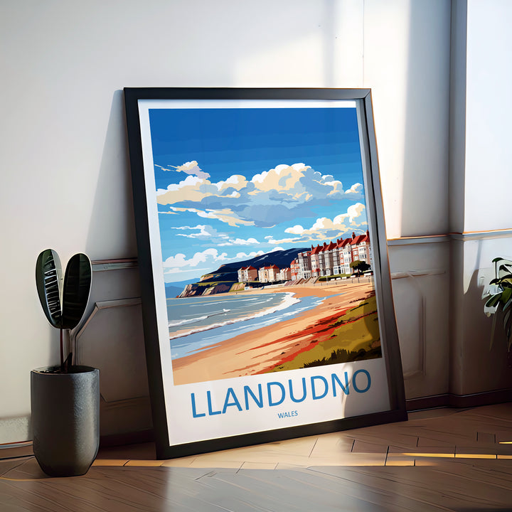 Llandudno Wales Travel Poster