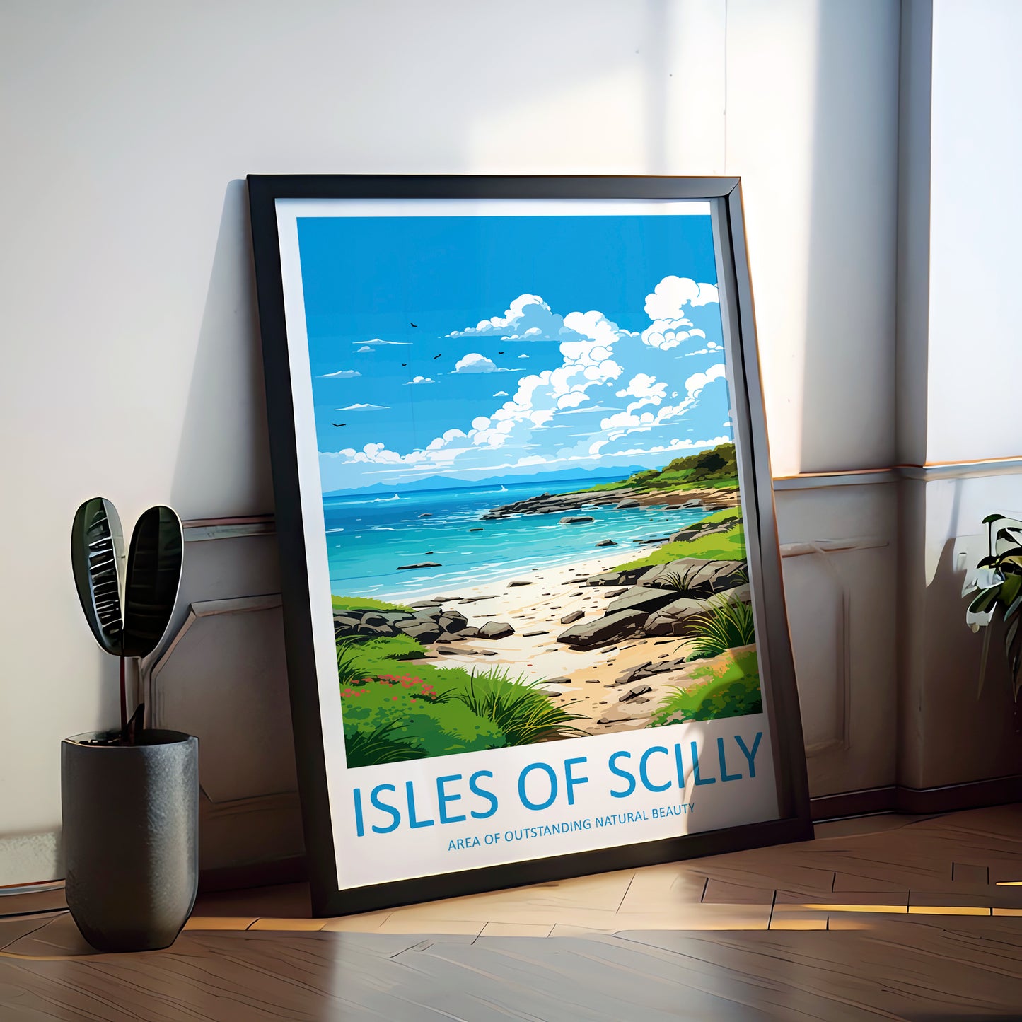 Isles Of Scilly England Travel Poster