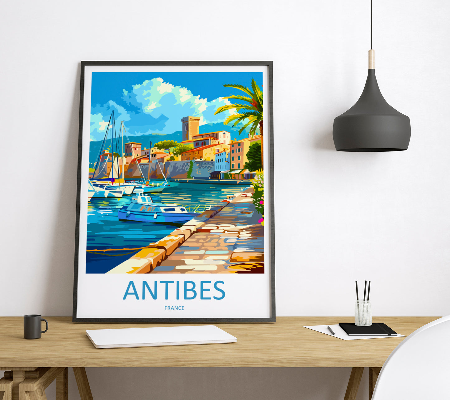 Antibes France Travel Poster