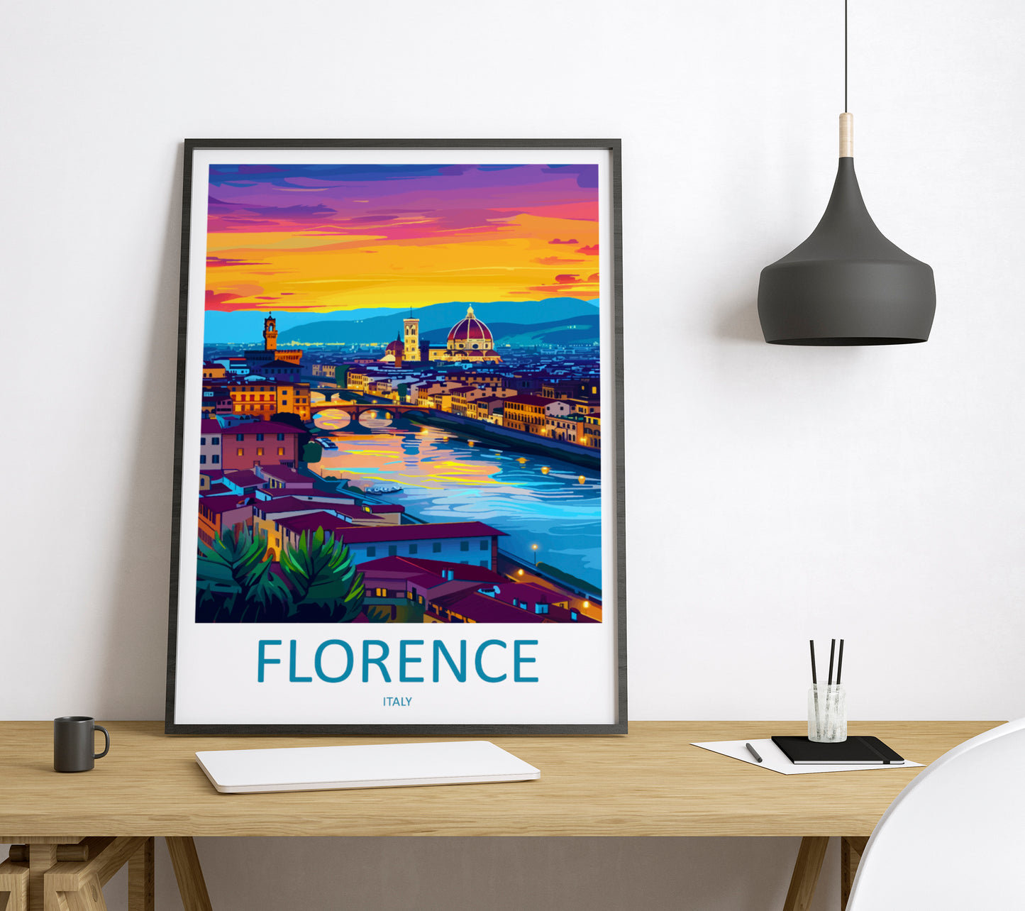 Florence Italy Travel Poster