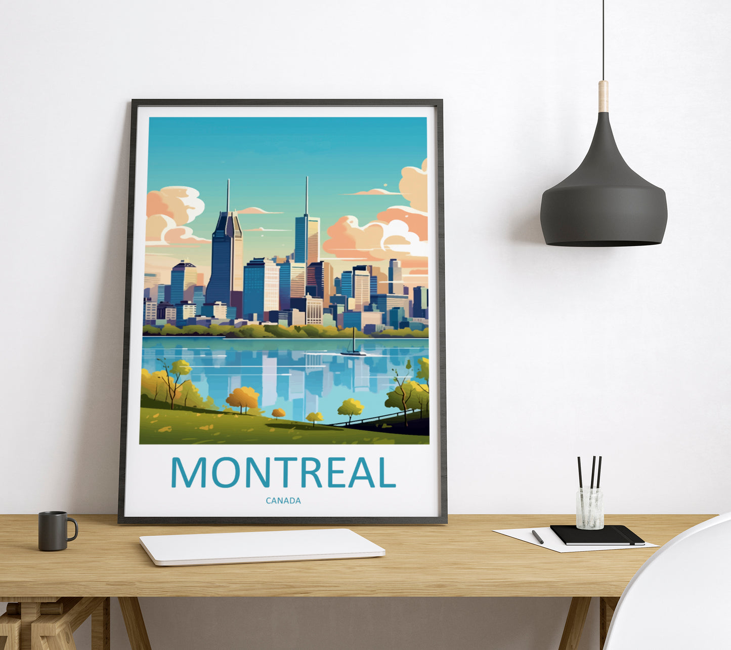 Montreal Canada Travel Poster
