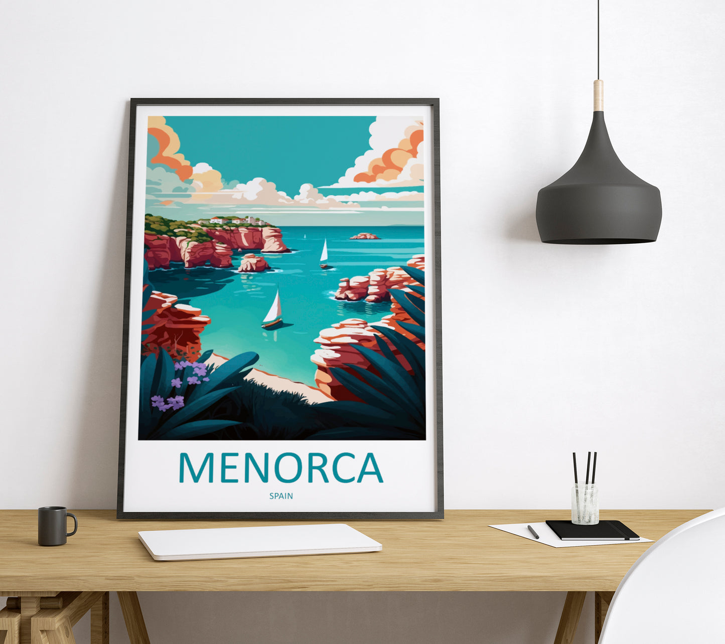 Menorca Spain Travel Poster