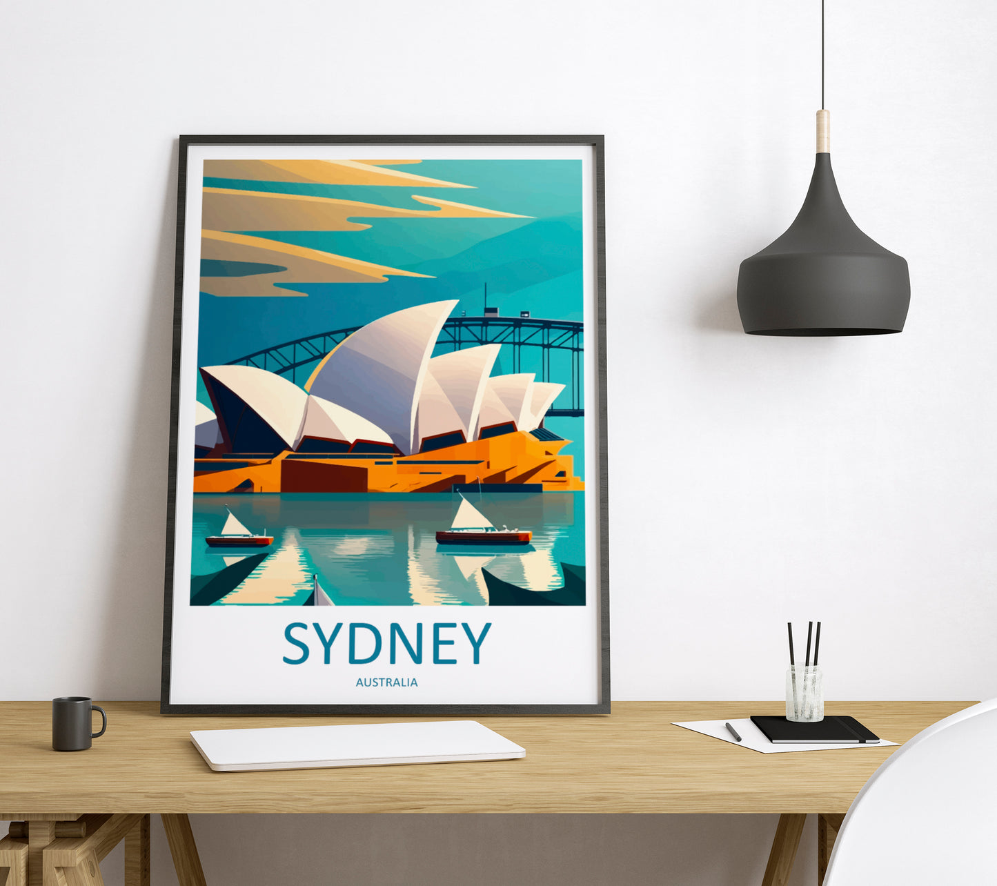 Sydney Opera House Australia Travel Poster