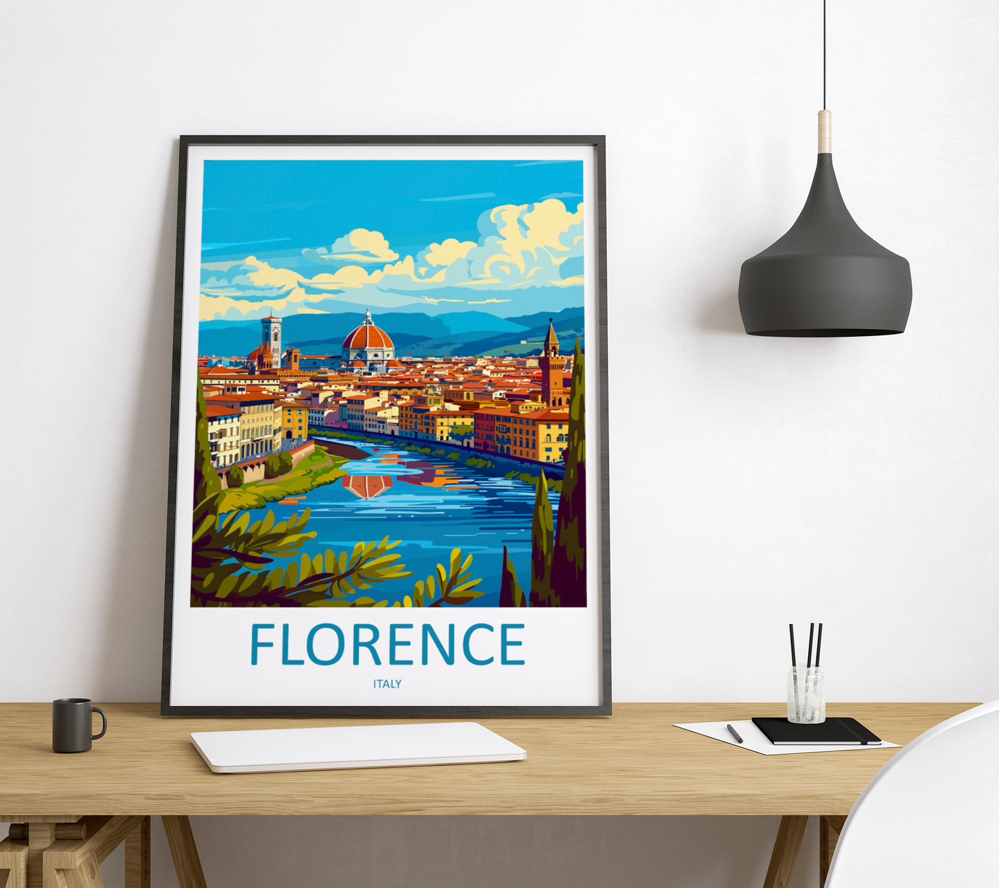 Florence Italy Travel Poster