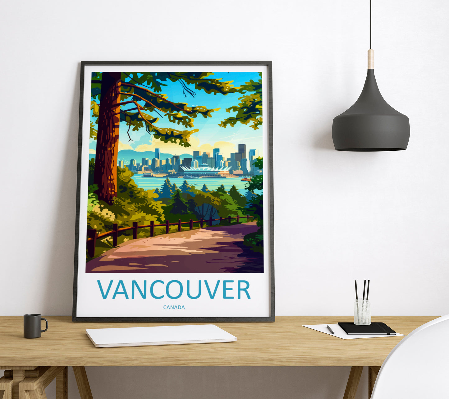 Vancouver Canada Travel Poster