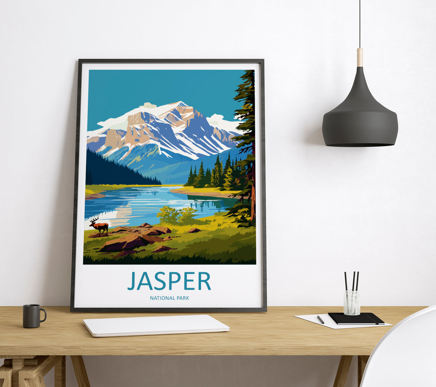 Jasper National Park Canada Travel Poster
