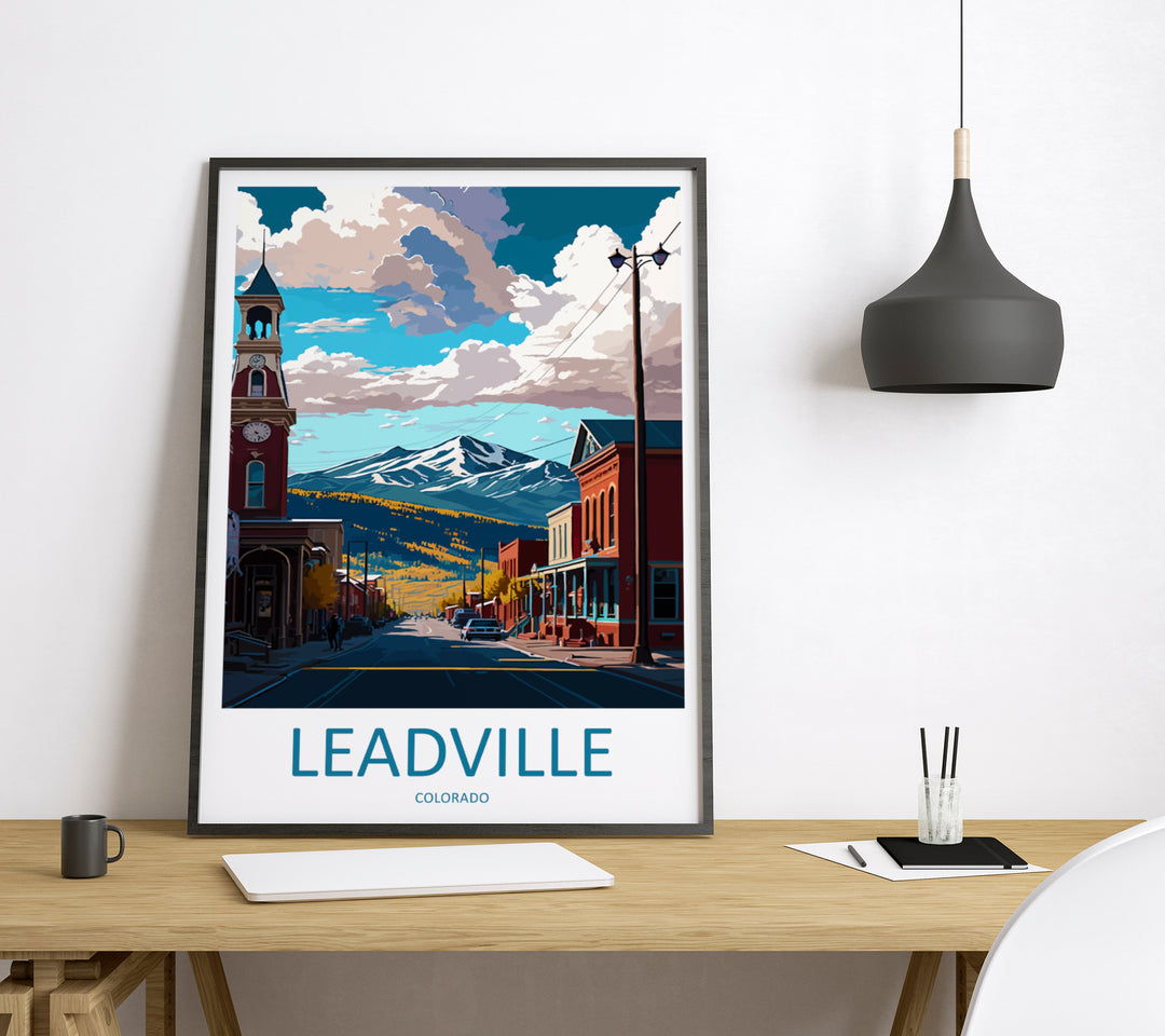 Leadville USA Travel Poster
