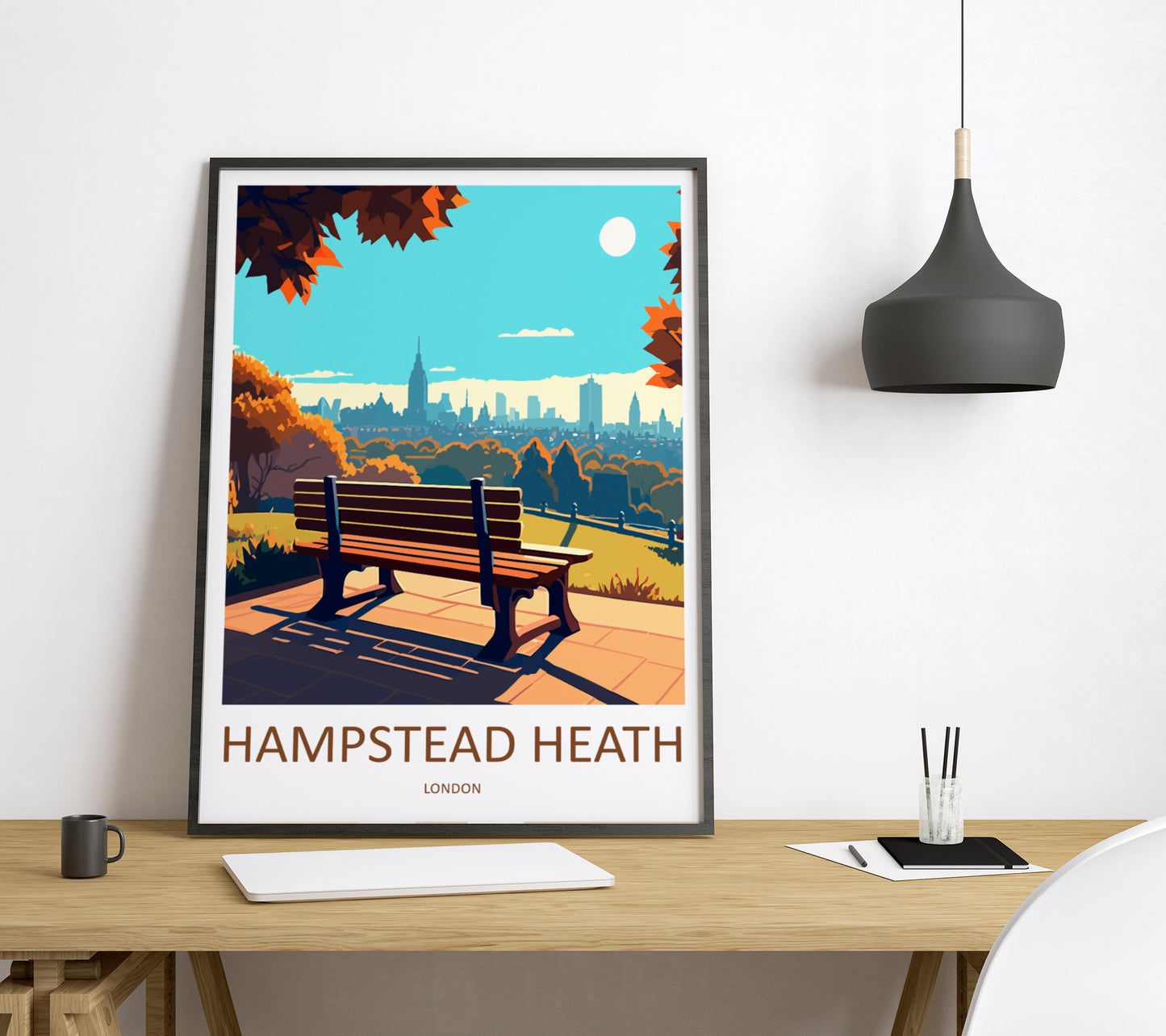 Hampstead Heath Travel Poster