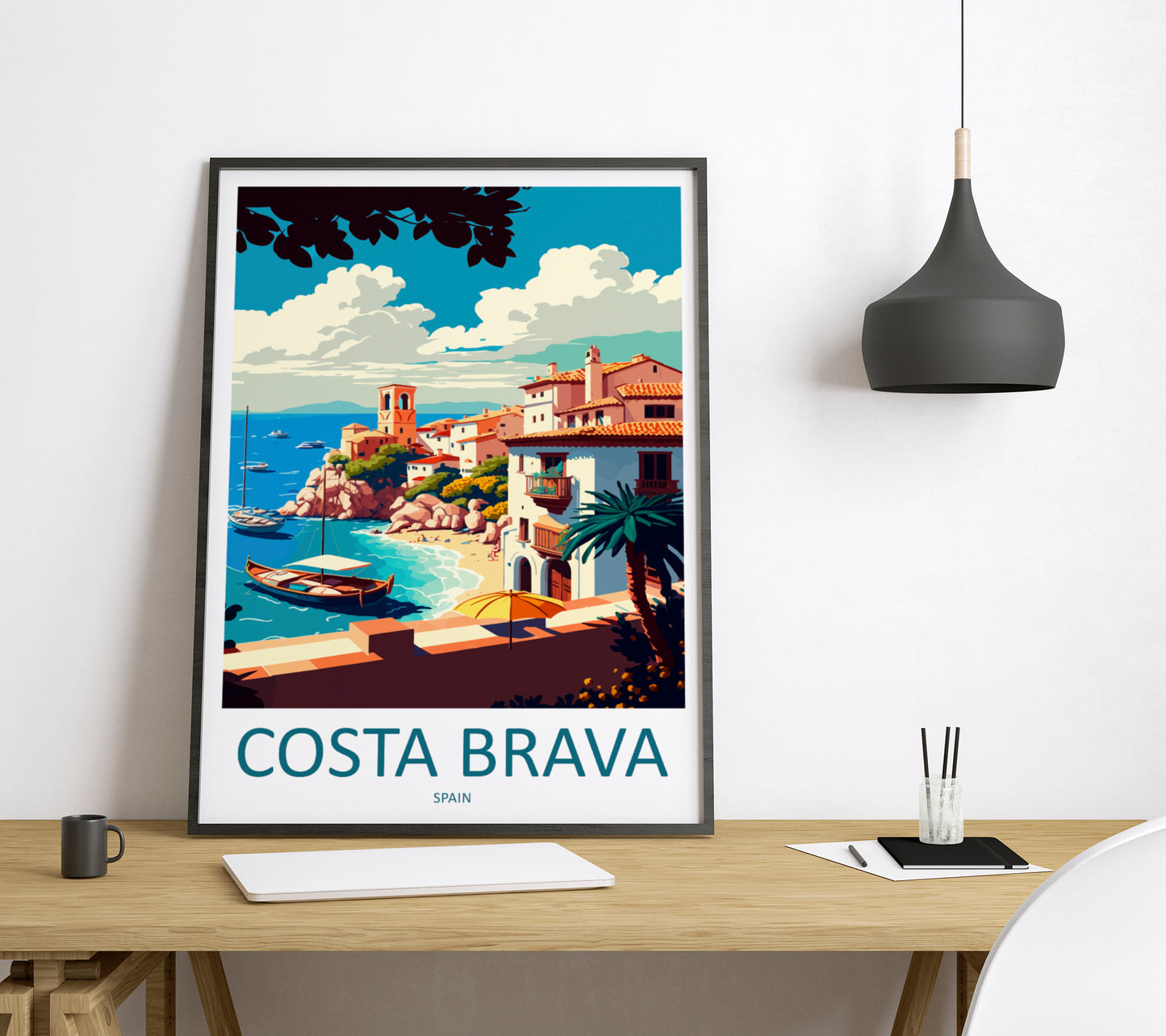 Costa Brava Spain Travel Poster
