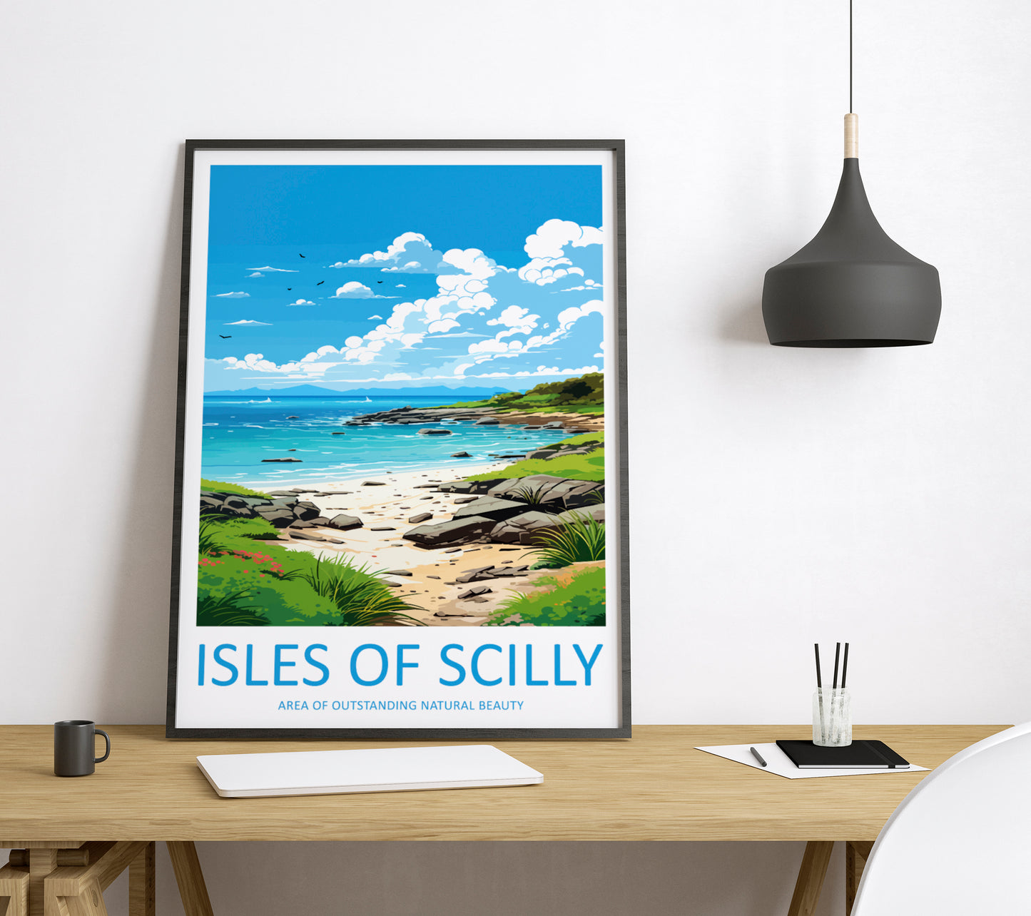 Isles Of Scilly England Travel Poster