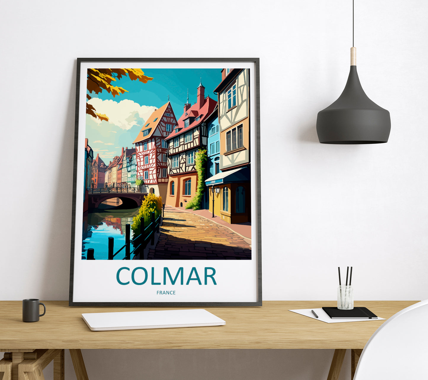 Colmar France Travel Poster