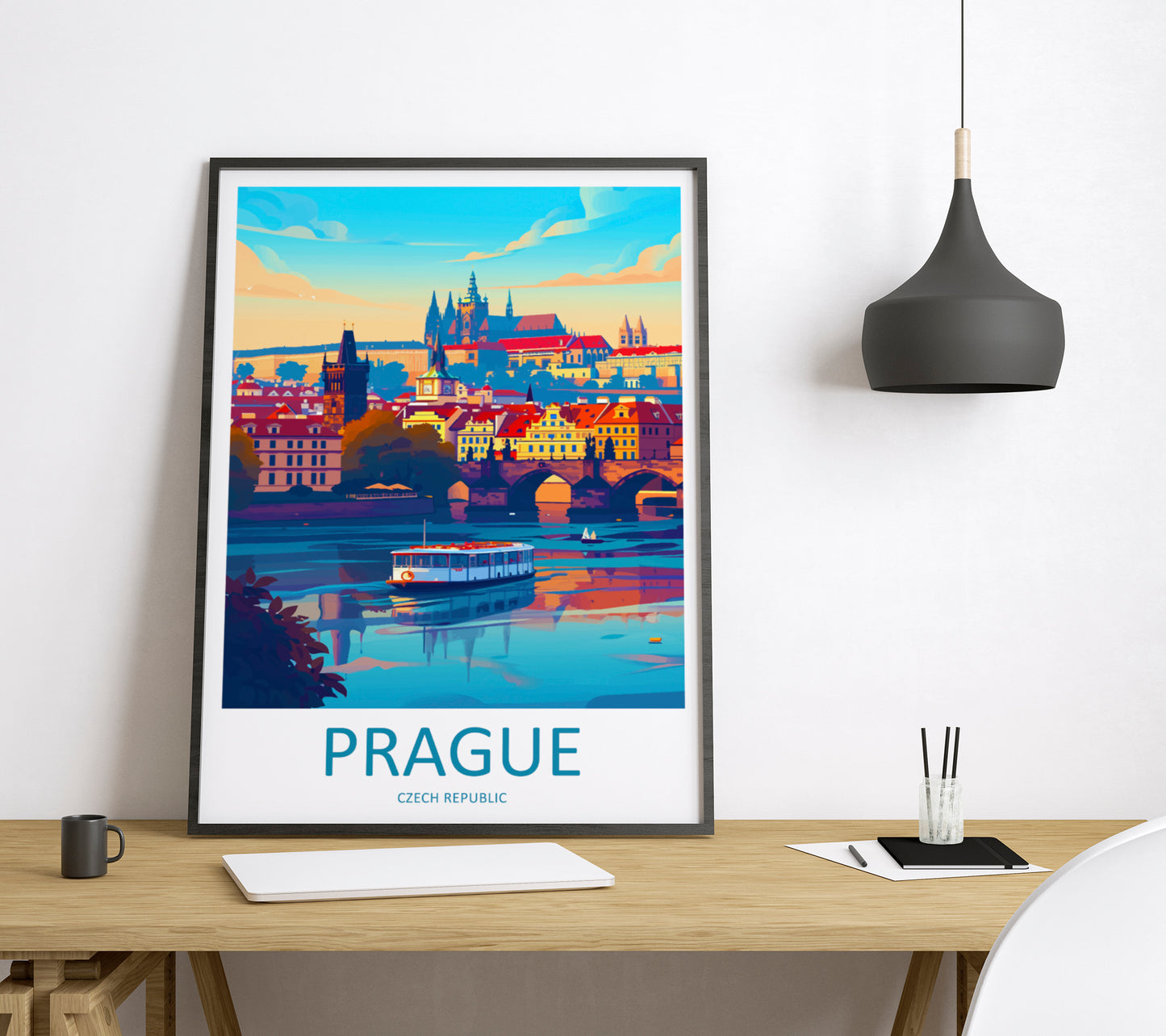 Prague Czech Republic Travel Poster