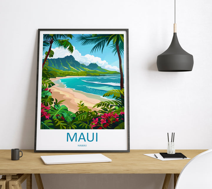 Maui Hawaii USA Travel Poster