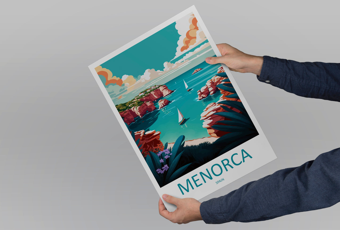 Menorca Spain Travel Poster