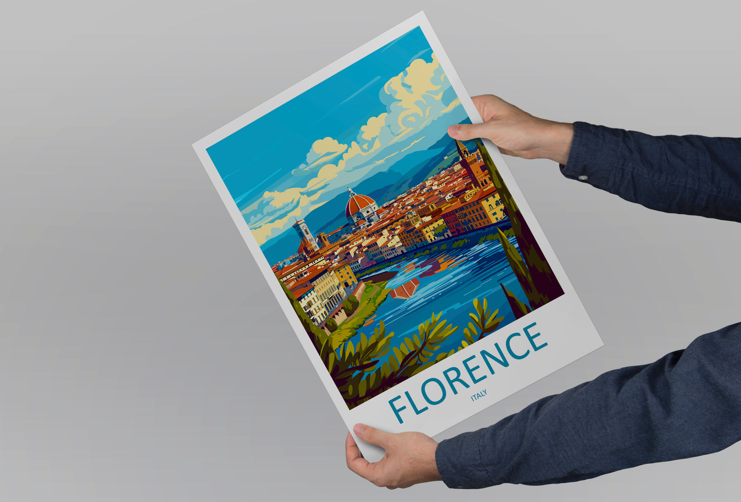 Florence Italy Travel Poster