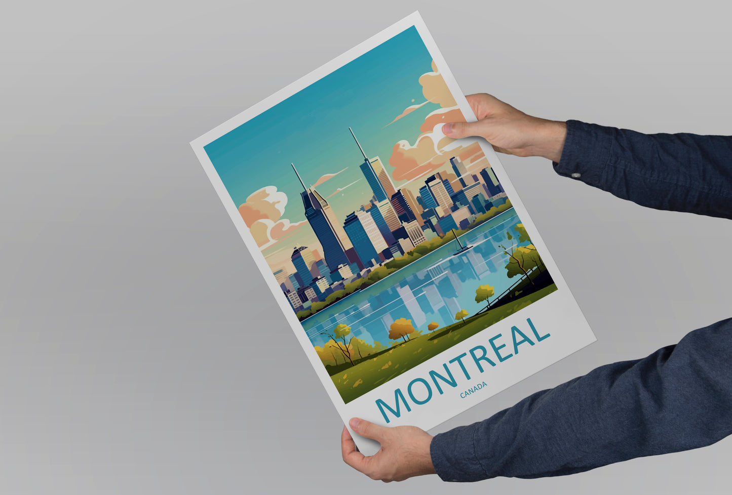 Montreal Canada Travel Poster