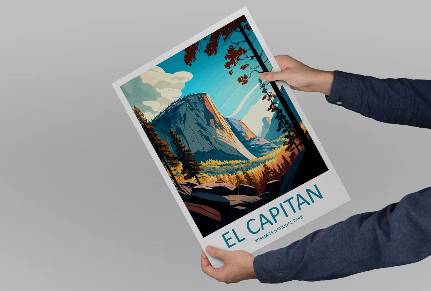 Yosemite El Capitan USA Travel Poster